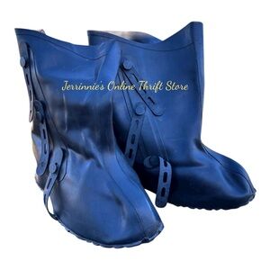 Black Rubber Military Overboots